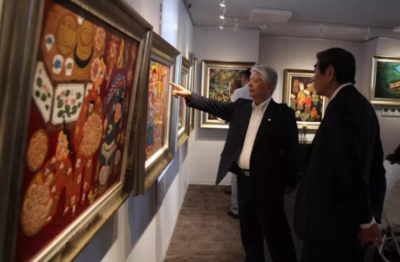 晋江7幅漆画作品日本参展